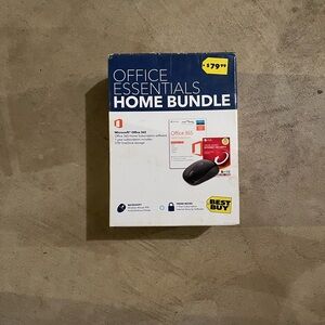 Microsoft Office Essentials Bundle with Black Mouse